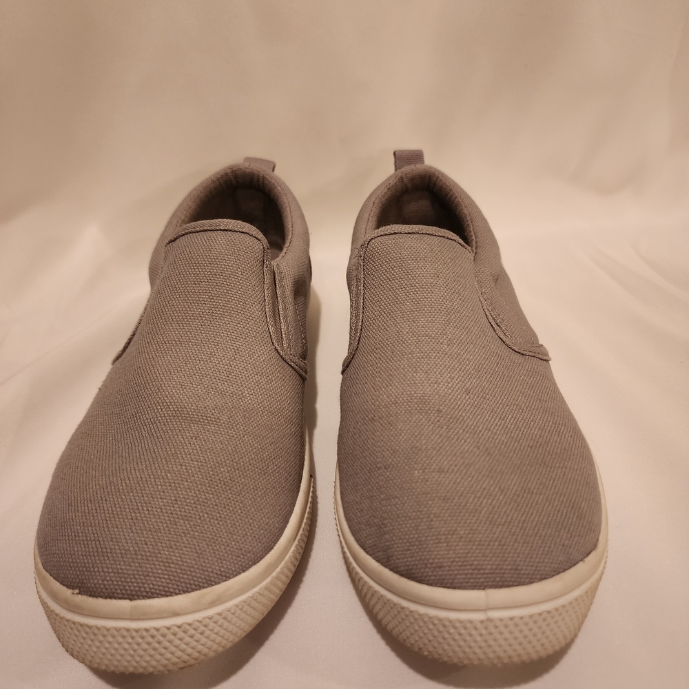 Cat & Jack Boy's Gray Slip-On Loafers Size 2